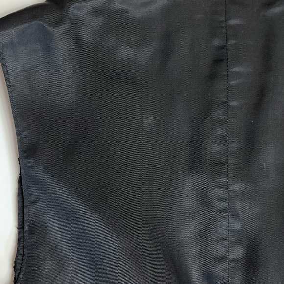 Vtg Beaded Floral Lined Vest - Picture 9 of 12